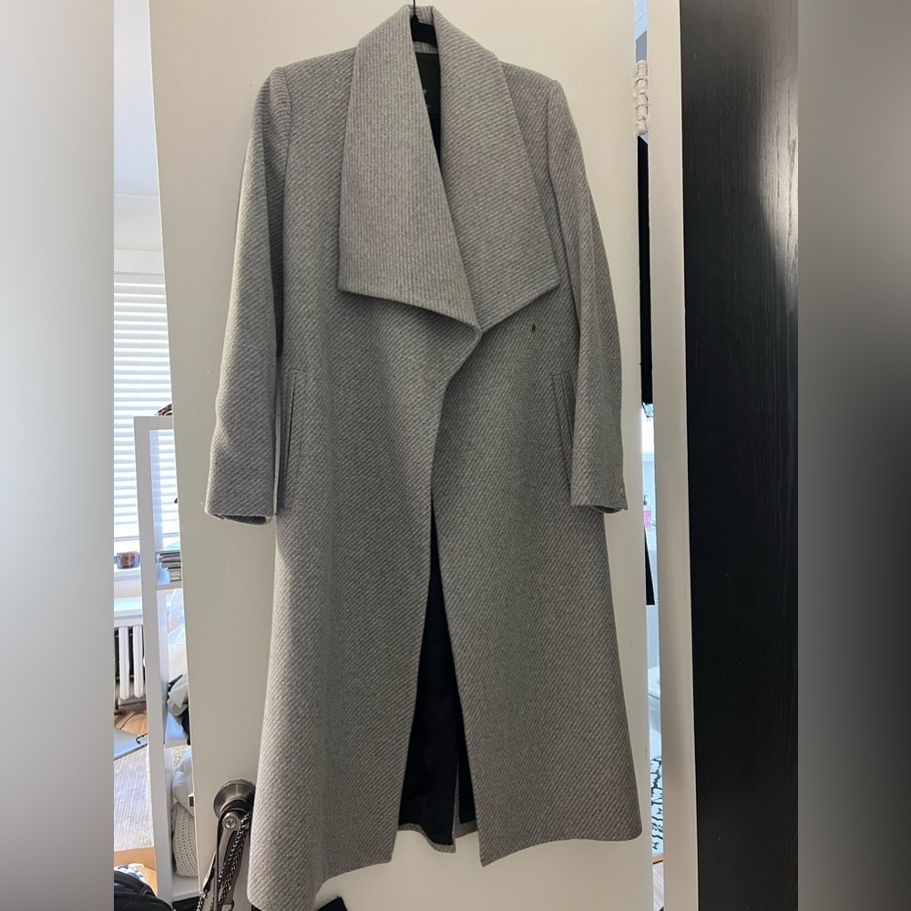 MANGO long wool coat.